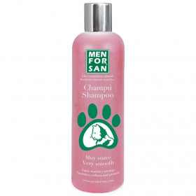 Шампоан за котки MEN FOR SAN Very mild cat shampoo -  деликатен шампоан за котки, намаляващ статичното електричество 300 мл.